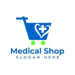 Medical shop company logo