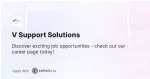 V support Solutions company logo