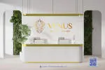 Venus beauty salon company logo