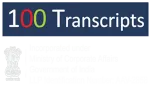 100 Transcripts, India company logo