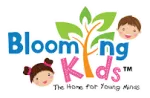 Blooming kids school company logo