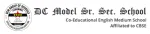 D.C model sr. Sec.school company logo