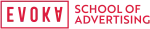 Evoka school of advertising company logo