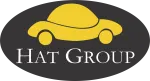 Hat auto spare parts trading company logo