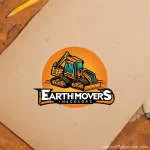 P D Earthmovers company logo