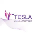 Tesla scans and healthcare company logo