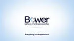 Bower School of Entrepreneurship company logo