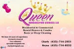 Queen House keeping services company logo