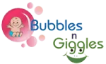 Bubbles n giggles play school company logo