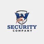 Housekeeping and security agency company logo